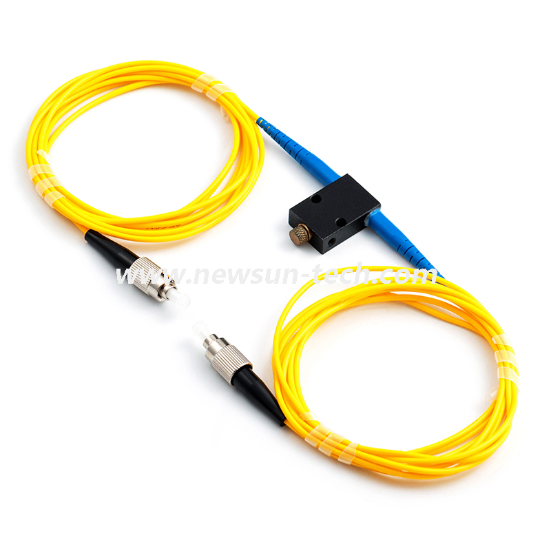 FC/SC/LCST Customized Variable Fiber Optic VOA In-Line Attenuator, SM/MM, 0~60dB