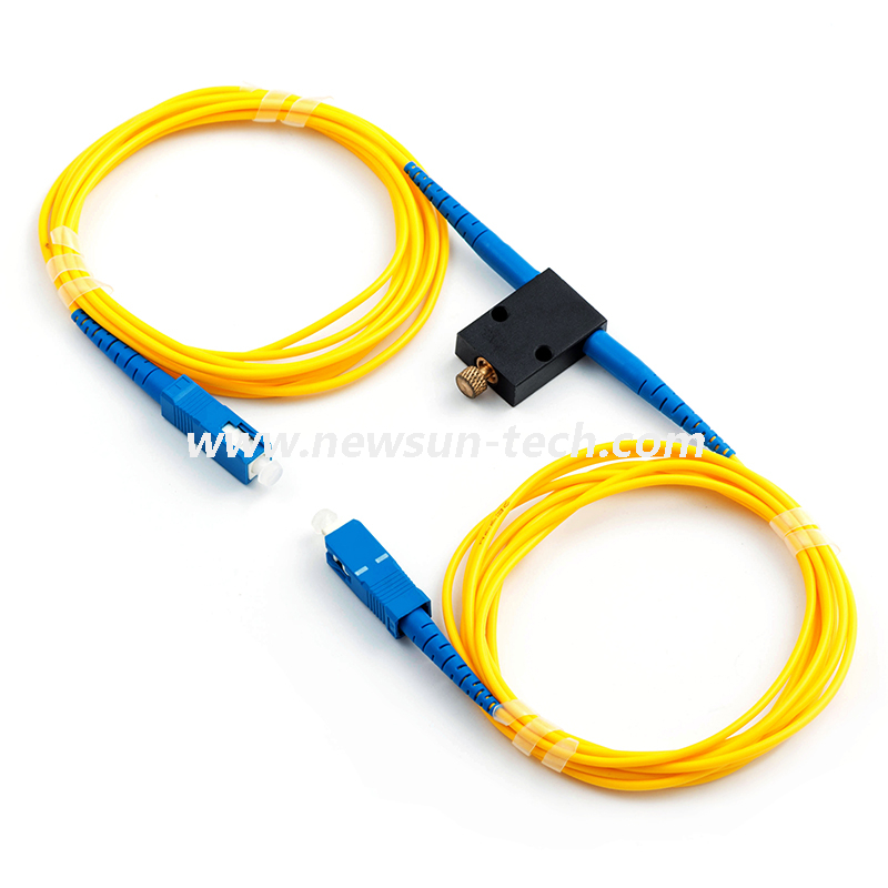 FC/SC/LCST Customized Variable Fiber Optic VOA In-Line Attenuator, SM/MM, 0~60dB