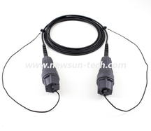 Waterproof Outdoor FLX-LC Duplex Fiber Optic Reinforced FTTA Patch Cord