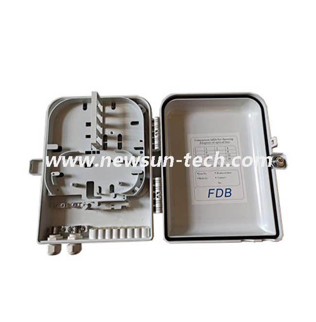 NSTB-1602 Key Lock 16 Core FDB Fiber Optic Wall Mounted Distribution Box 