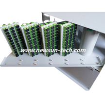 3.5U 144F Optical Fiber Sliding Rotate Patch Panel