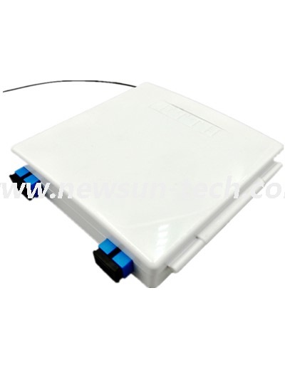 NSTB-404 FTTH Connected Lid Indoor Fiber Optic Wall Outlet 