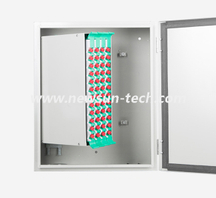 48 Cores Outdoor Waterproof ODF Fiber Optic Cable Cross Connect Cabinet 