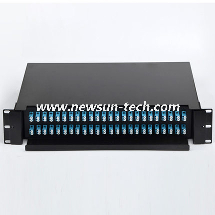 NSTB-P48A 2U 19" Slidable ODF Fiber Optic Patch Panel 