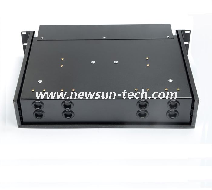 NSTB-P48A 2U 19" Slidable ODF Fiber Optic Patch Panel 
