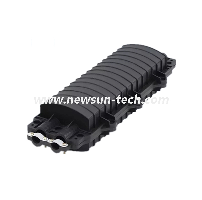 NS-043Y Horizontal Type 24/48/96/144 Core 2 in 2 Out Fiber Optic Splice Closure