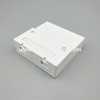 NSTB2-011 Mini 2 Port Termination Box FTTH 86*86mm Fiber Optic Wall Outlet with Shutter