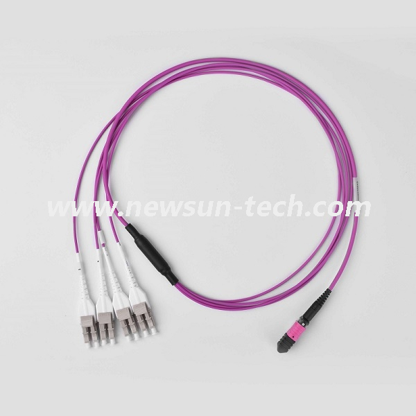 MPO/MTP Fiber Optic 4/8/12/24 Fibers Harness Fanout Breakout Cable